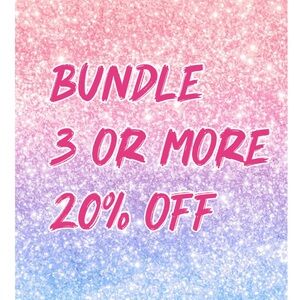 💜🩷Bundle 3 or more items for 20% off.